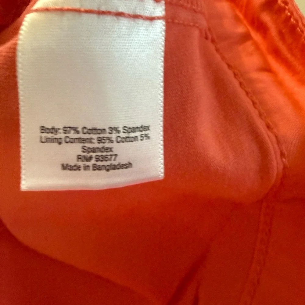 St‎ John's Bay Skort Womens 10 Georgia Peach Coral Pink Casual Mini Skirt Shorts